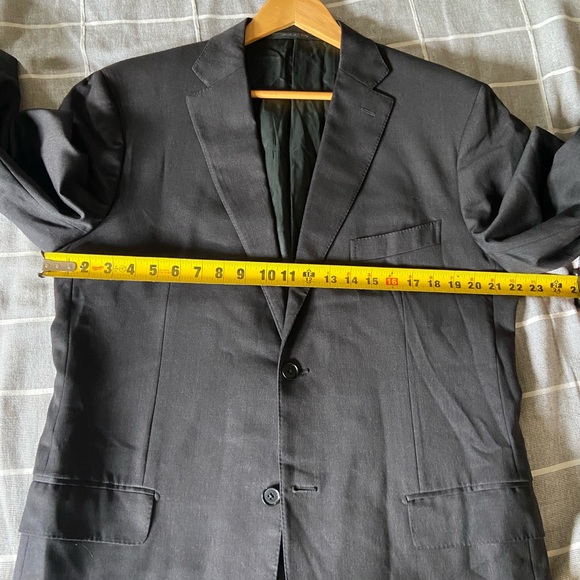 ISAIA NAPOLI "Aquaspider" Gray Suit Jacket 3-2 Button Roll Wool 44 US/54 EU - Picture 5 of 13